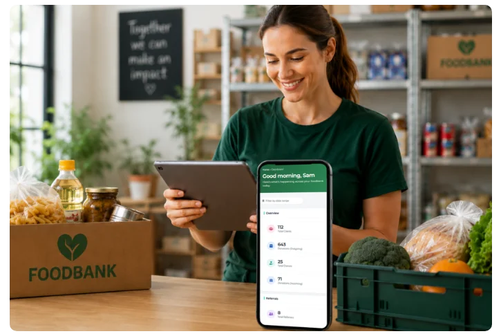 A Modern Cloud Platform Built Specifically for Foodbanks and Charities